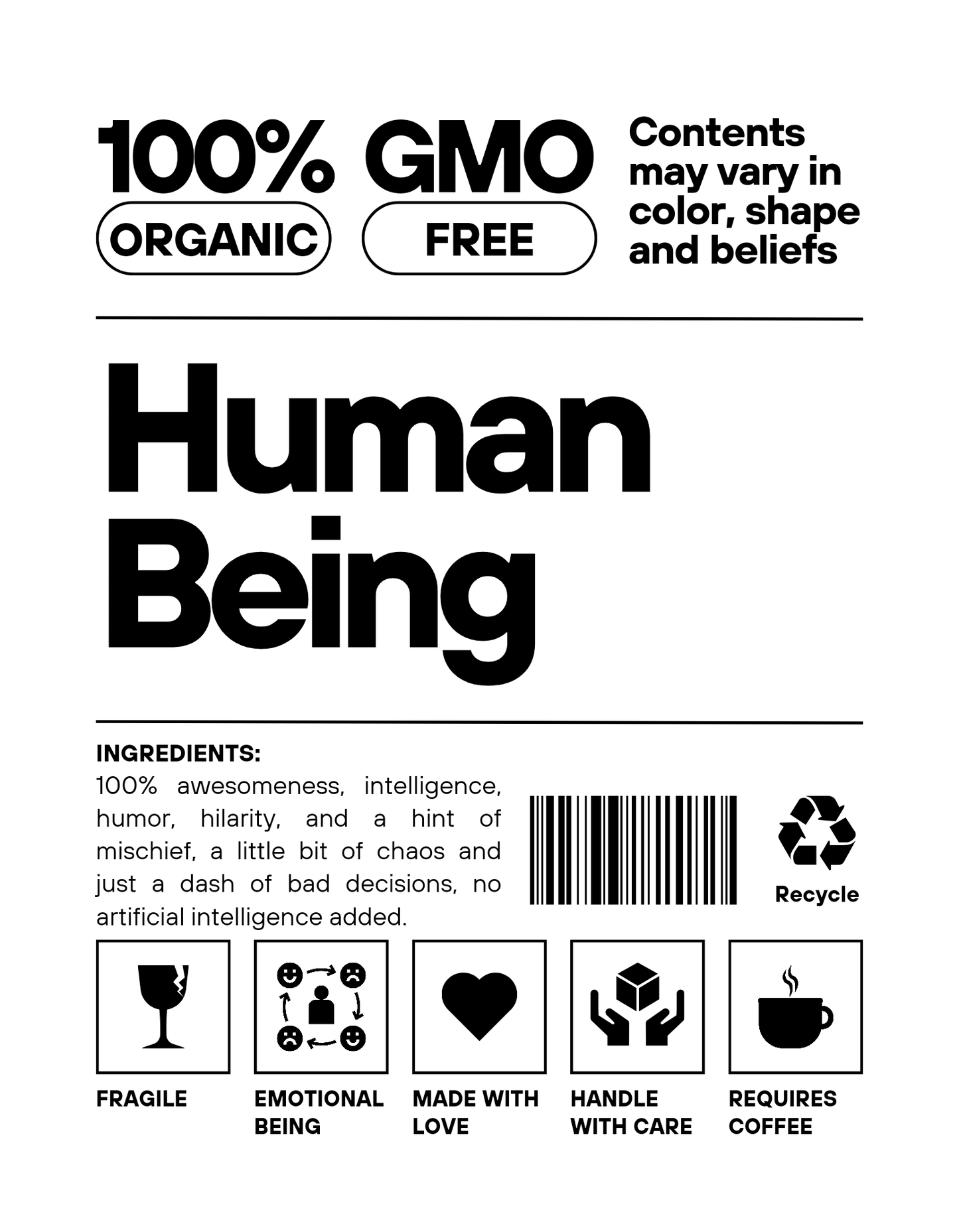 Human Being Tee