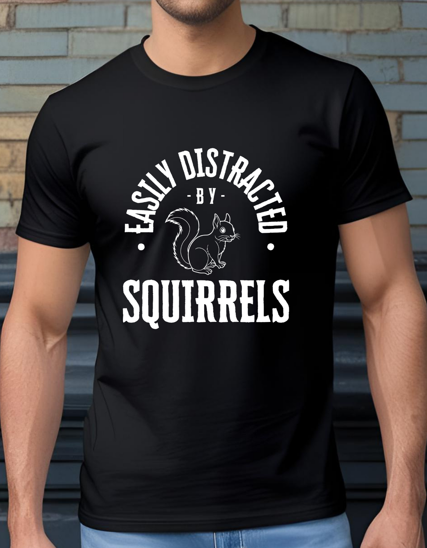 ADHD easily distracted by squirrels shirt mental health Funny hoodie Funny shirt Mens Hoodies Womens Hoodie Womens shirt