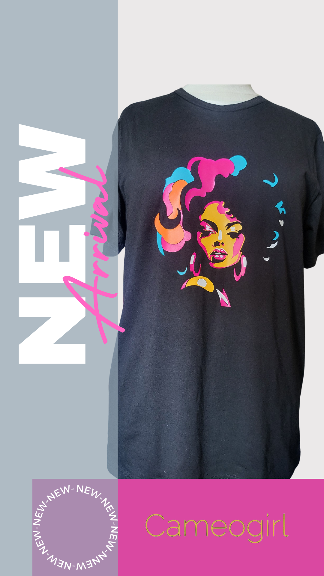 Colorful afro shirt Black Queen shirt Natural curly hair womens shirt Black Girl Magic Black History month
