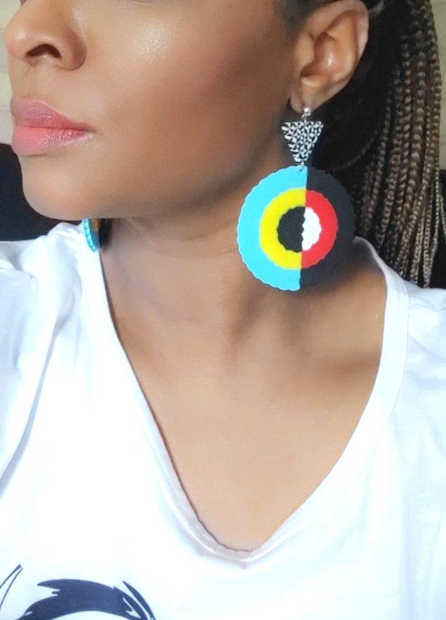 Wonderland Perler Bead Earring Set
