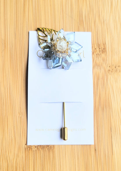 Floral Lapel Pin - Bridal Collection