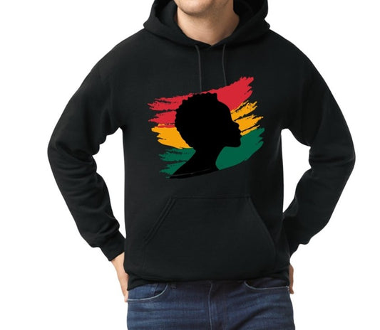 Afro Hoodie - Black Girl Magic - Mens Hoodie - Black History - Womens Hoodie - Positive Affirmations Tee - Africa