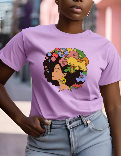 Afro Shirt - Black Girl Magic - Womens shirt - Positivity shirt - Black History - womens graphic tee - Black girl magic