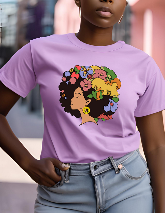 Afro Shirt - Black Girl Magic - Womens shirt - Positivity shirt - Black History - womens graphic tee - Black girl magic