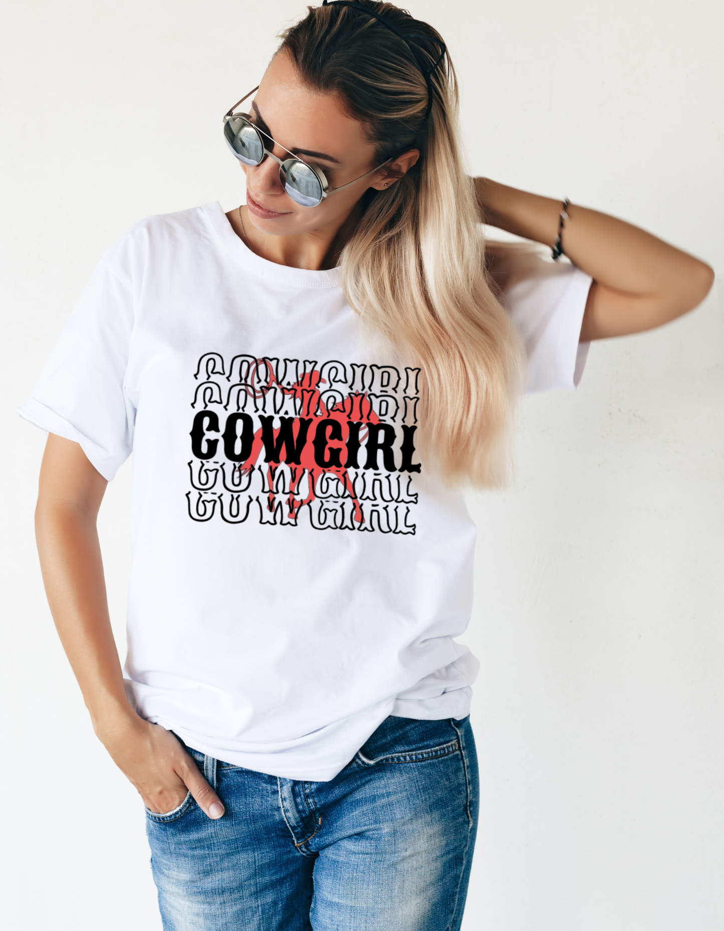 Cowgirl shirt country horse girl shirt cowboy carter shirt graphic tee Wild West ranch girl shirt country western aesthetic shirt