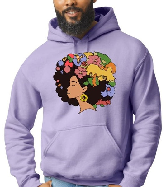 Afro Hoodie - Black Girl Magic - Positivity shirt - Black History - Positive Affirmations Tee - Black girl magic