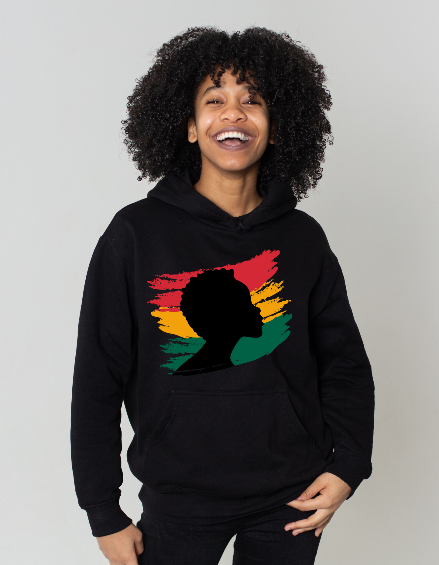 Afro Hoodie - Black Girl Magic - Mens Hoodie - Black History - Womens Hoodie - Positive Affirmations Tee - Africa