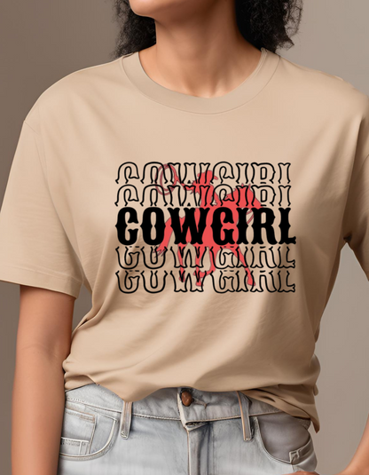 Cowgirl shirt country horse girl shirt cowboy carter shirt graphic tee Wild West ranch girl shirt country western aesthetic shirt