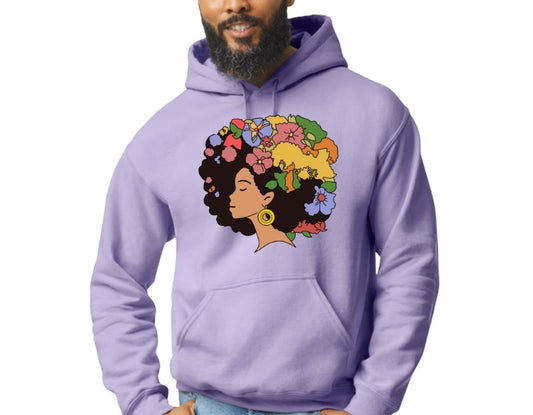 Afro Hoodie - Black Girl Magic - Positivity shirt - Black History - Positive Affirmations Tee - Black girl magic