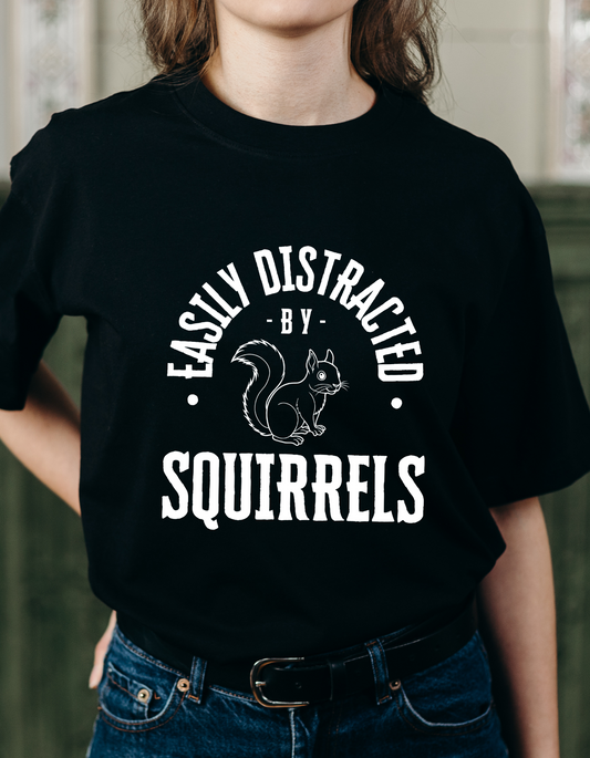 ADHD easily distracted by squirrels shirt  mental health  Funny hoodie Funny  shirt Mens Hoodies Womens Hoodie Womens shirt