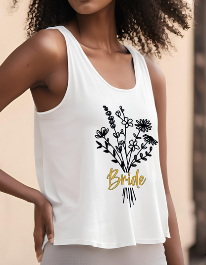 Bachelorette Party cute Bride Tank Top bridal Tank Top