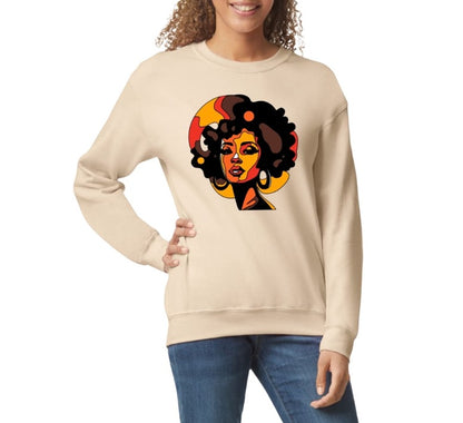 Colorful Afro Sweatshirt- Black Girl Magic - Positivity shirt - Positive Affirmations Tee - Black History - valentine's day gift