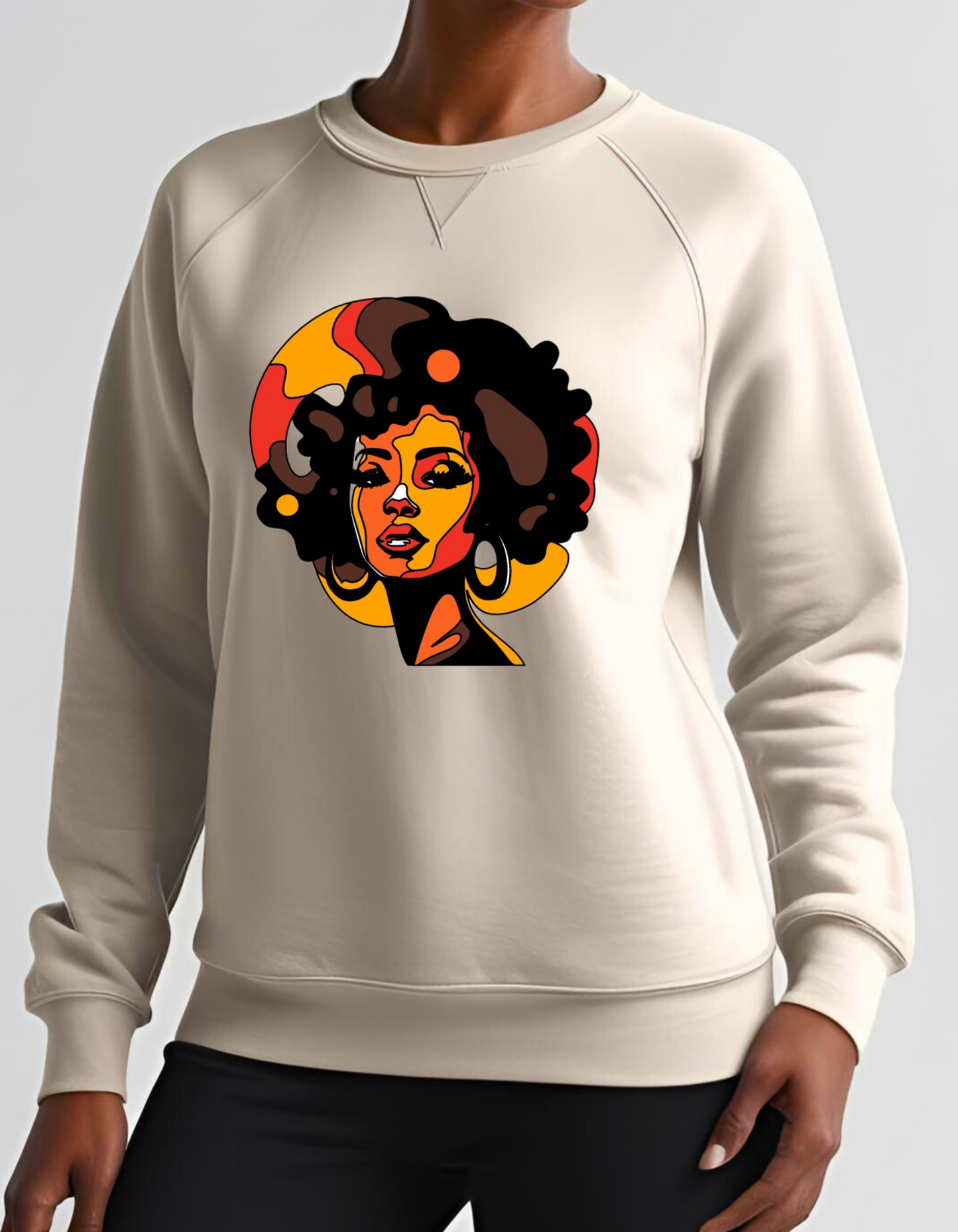 Colorful Afro Sweatshirt- Black Girl Magic - Positivity shirt - Positive Affirmations Tee - Black History - valentine's day gift