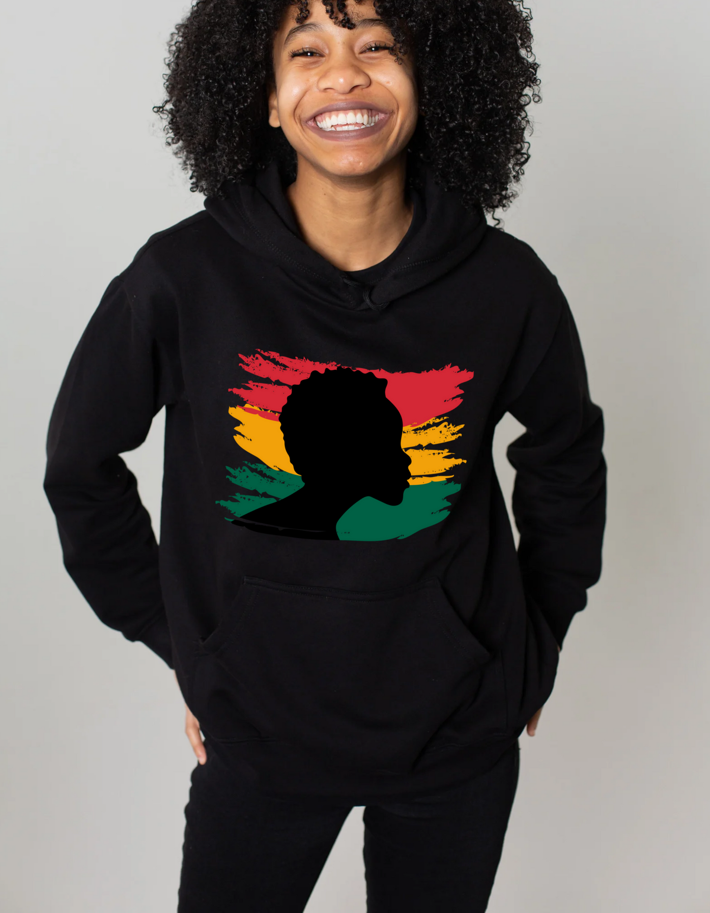 Afro Hoodie - Black Girl Magic - Mens Hoodie - Black History - Womens Hoodie - Positive Affirmations Tee - Africa