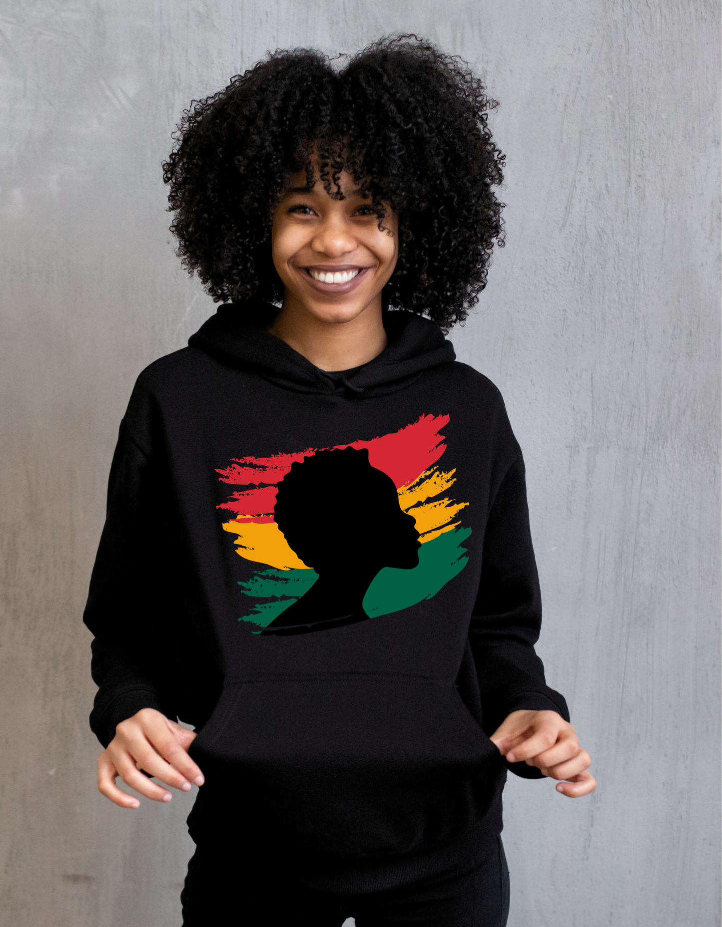 Afro Hoodie - Black Girl Magic - Mens Hoodie - Black History - Womens Hoodie - Positive Affirmations Tee - Africa