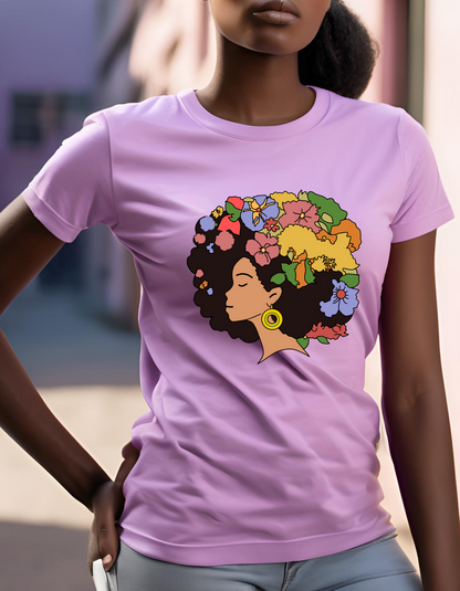 Afro Shirt - Black Girl Magic - Womens shirt - Positivity shirt - Black History - womens graphic tee - Black girl magic