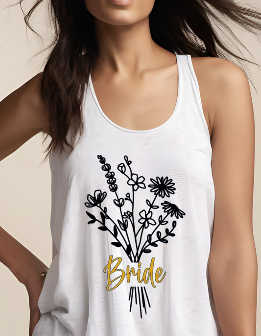 Bachelorette Party cute Bride Tank Top bridal Tank Top