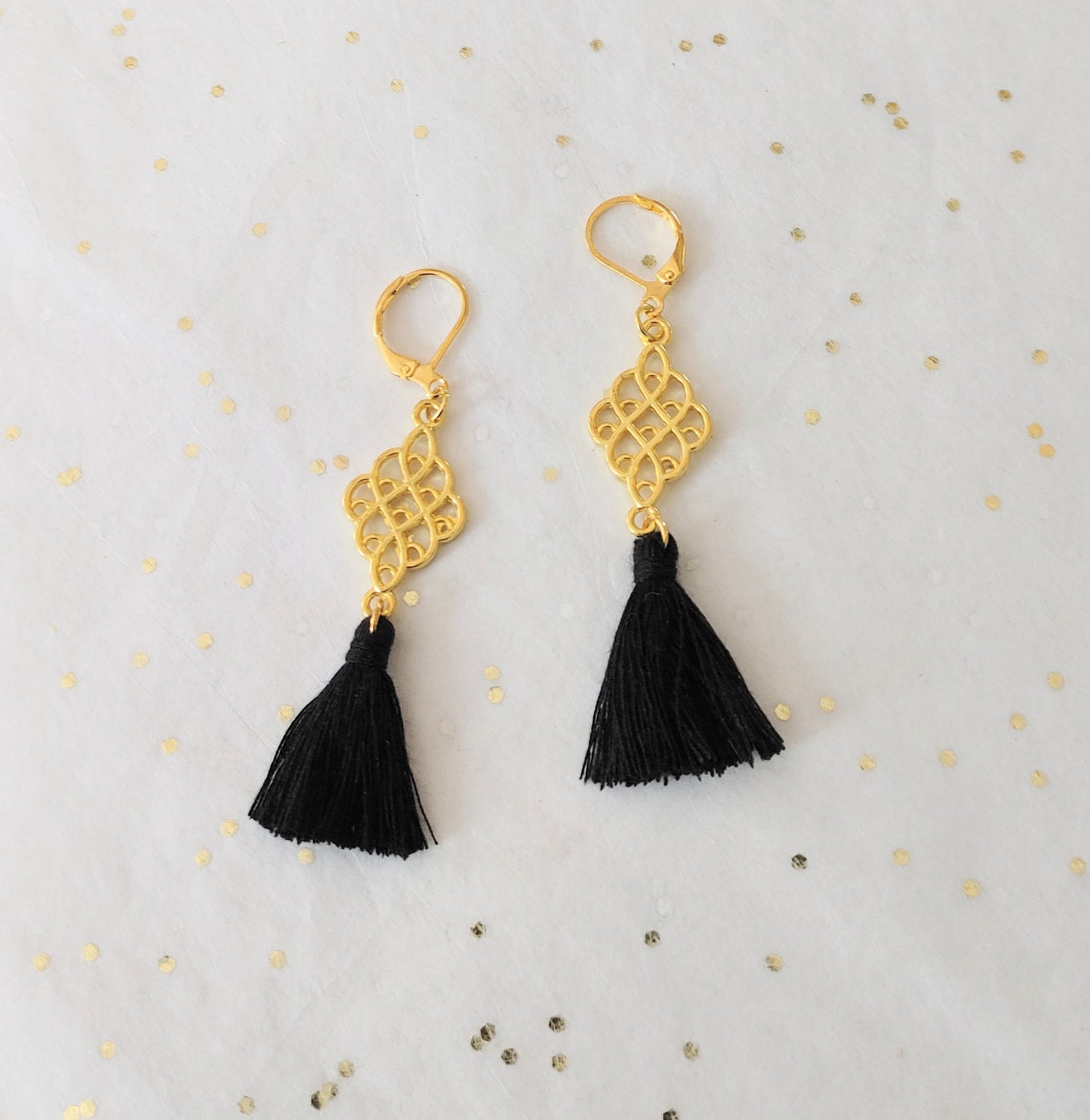 Mini Tassel Earrings - Classic