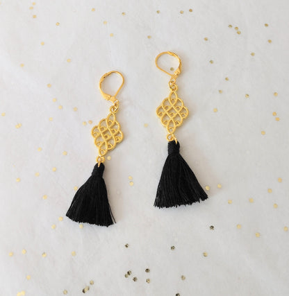 Mini Tassel Earrings - Classic
