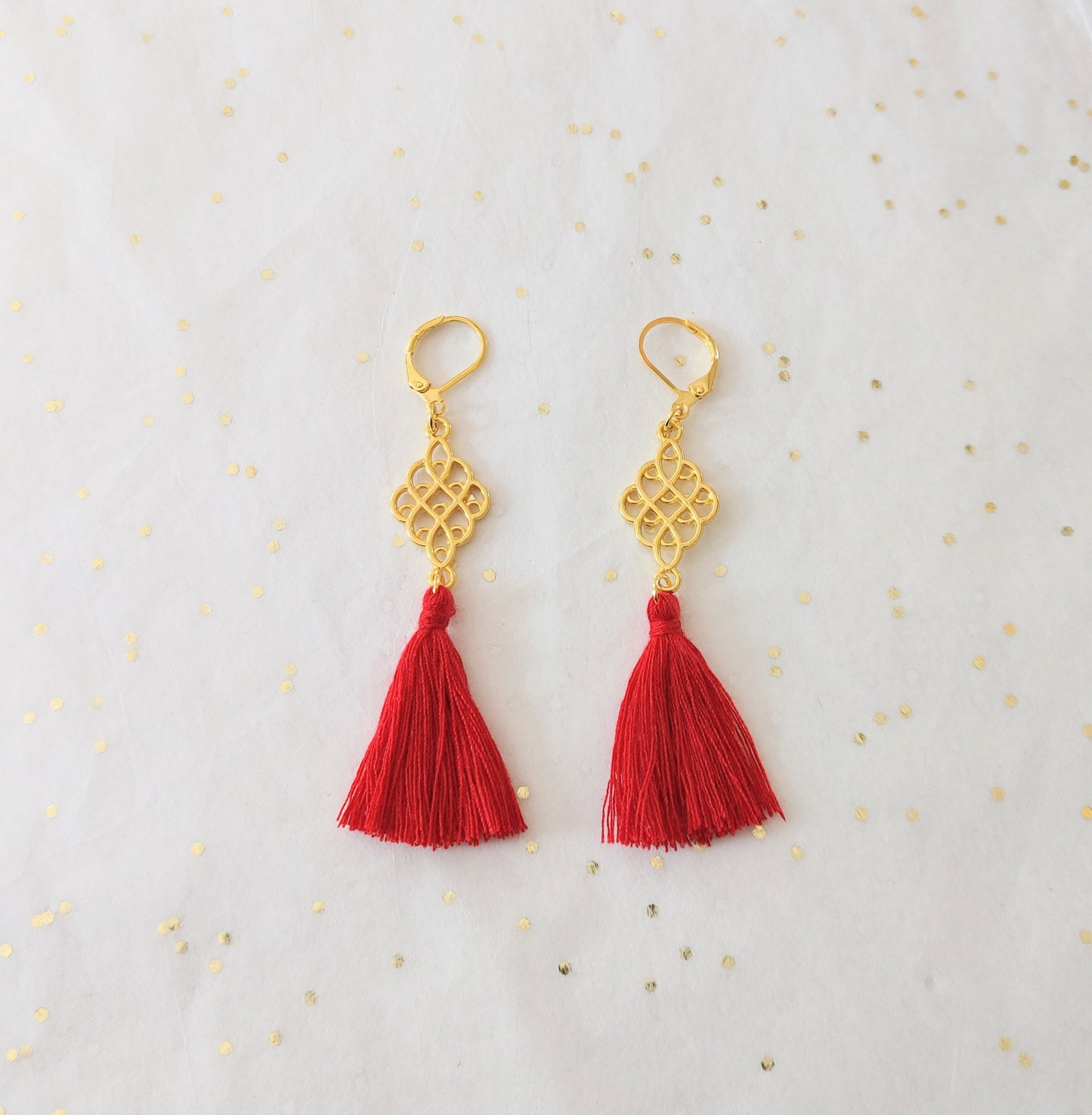 Mini Tassel Earrings - Classic