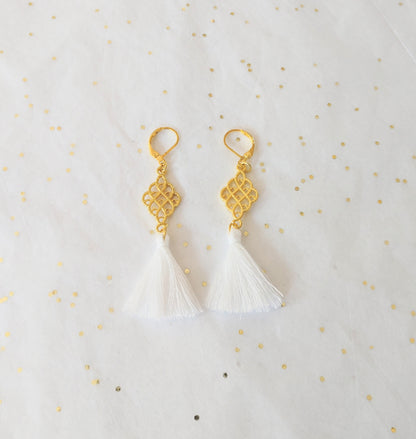 Mini Tassel Earrings - Classic