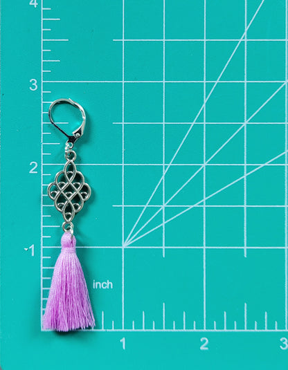 Mini Tassel Earrings - Pastel