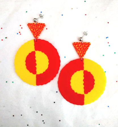 Wonderland Perler Bead Earring Set