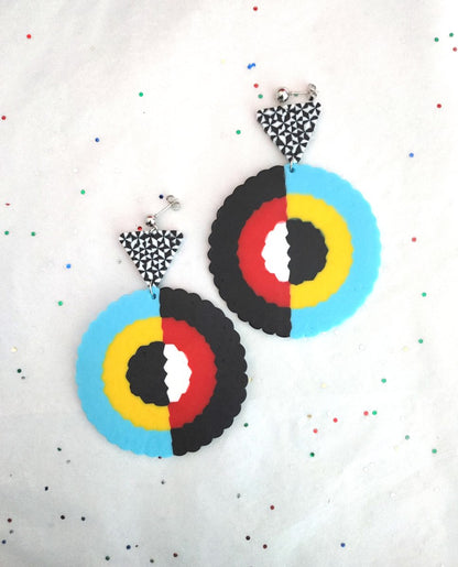 Wonderland Perler Bead Earring Set