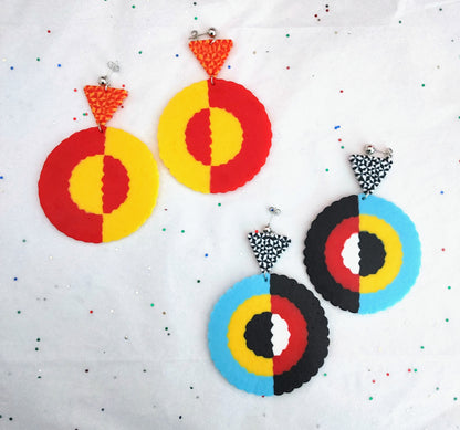 Wonderland Perler Bead Earring Set