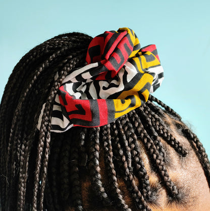 Iesha - Ankara Jumbo Scrunchie