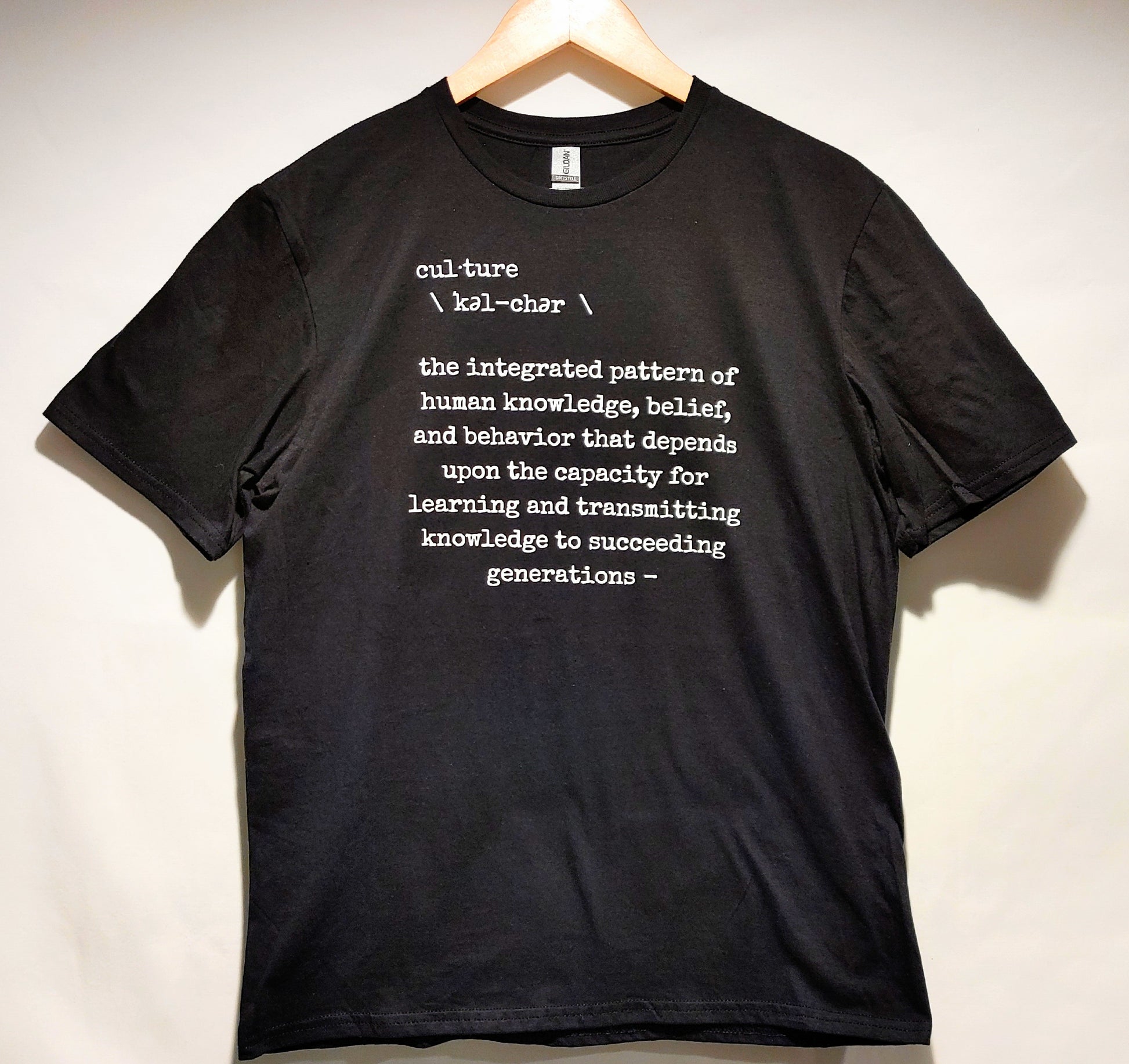 Definition of Culture Tee - black – cameogirldesigns