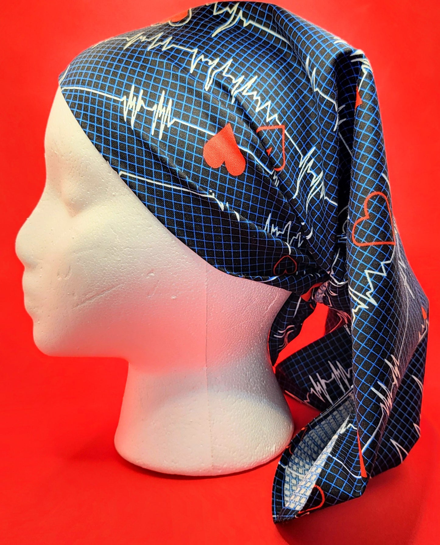 Medical Print Bandana - Blue