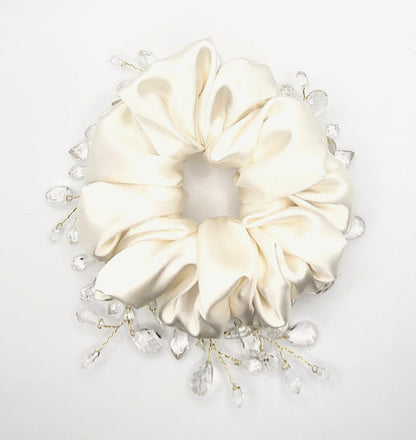 Lux Satin Scrunchie - Bridal Collection