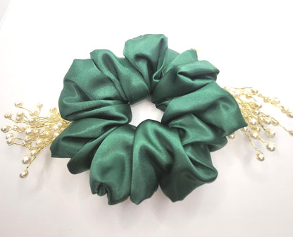 Lux Satin Scrunchie - Bridal Collection