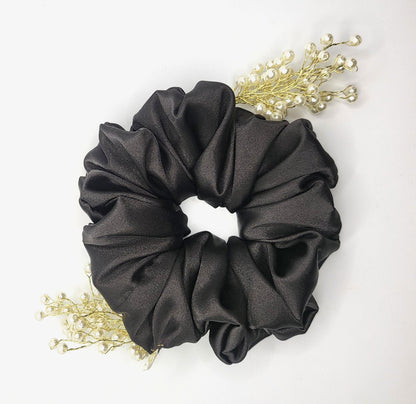 Lux Satin Scrunchie - Bridal Collection