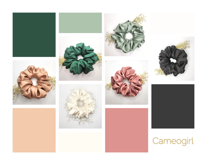 Lux Satin Scrunchie - Bridal Collection