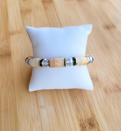 Genuine Sunstone Bracelet Natural Stone Sunstone Jewelry Natural Stone Bracelets Crystal Jewelry bridal accessories anniversary gift