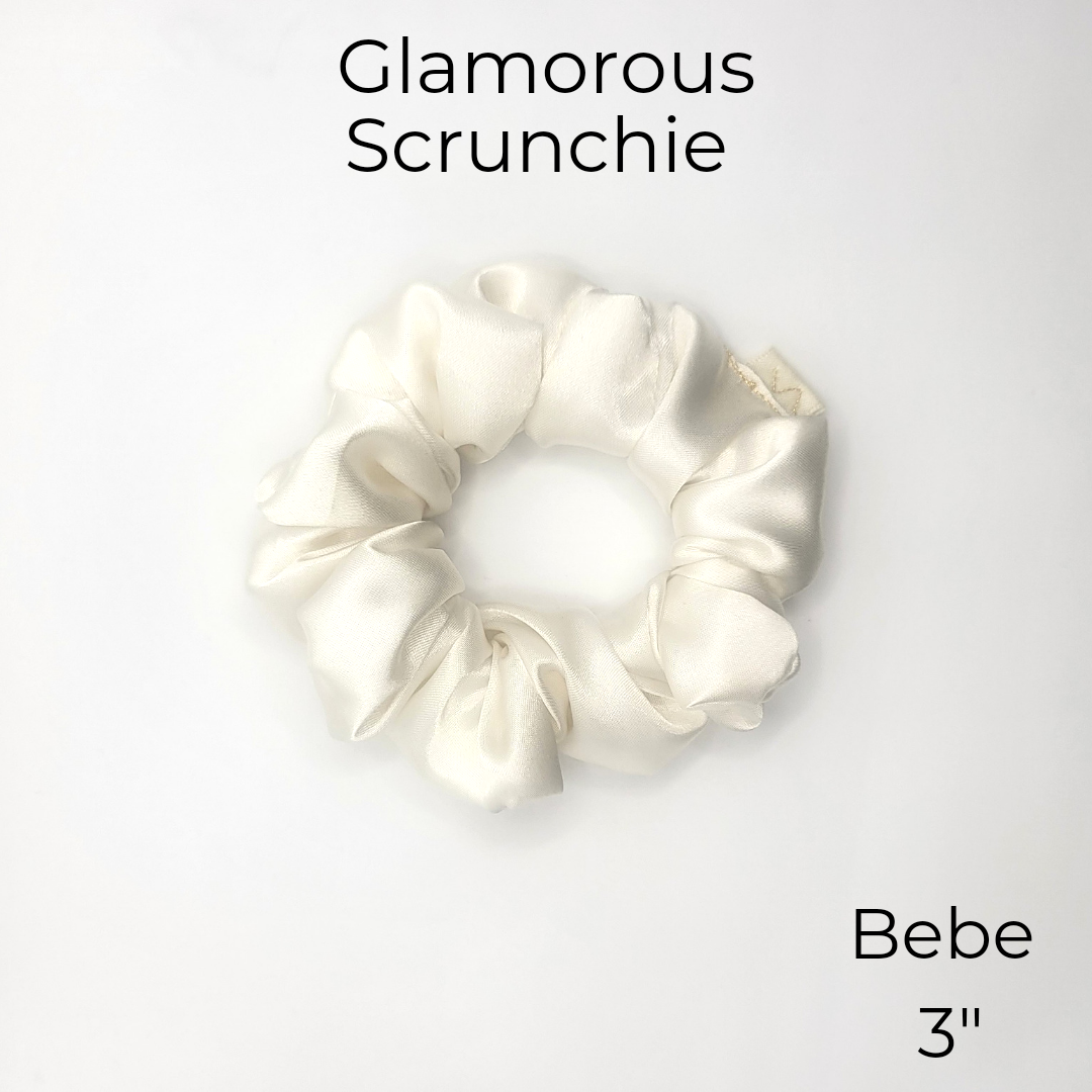 Lux Satin Scrunchie - Bridal Collection