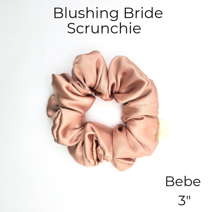 Lux Satin Scrunchie - Bridal Collection