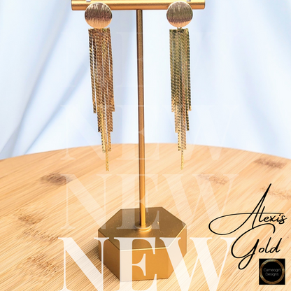 Alexis Gold Earrings - Bridal Collection