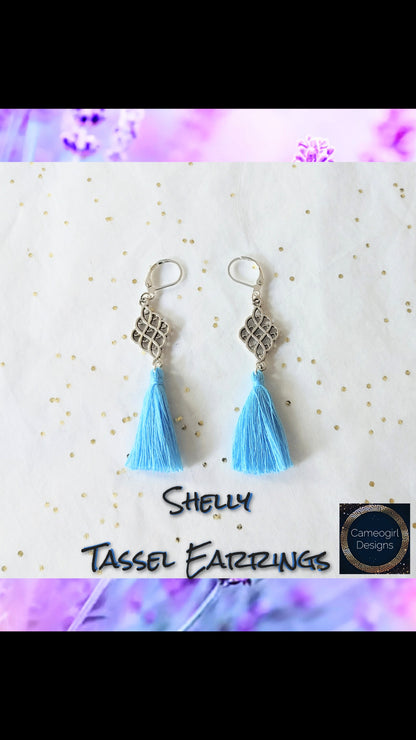 Mini Tassel Earrings - Pastel