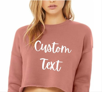Bride Cropped Sweatshirt - Bridal Collection