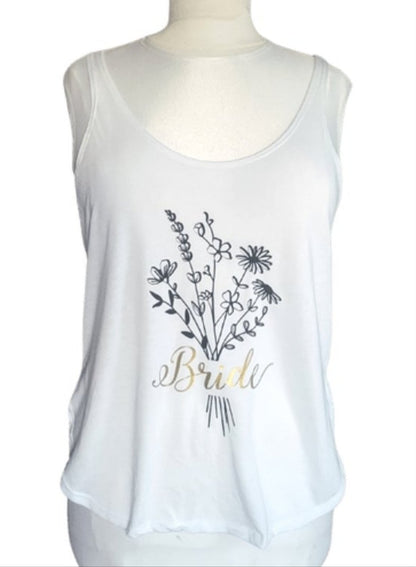 Bachelorette Party cute Bride Tank Top bridal Tank Top