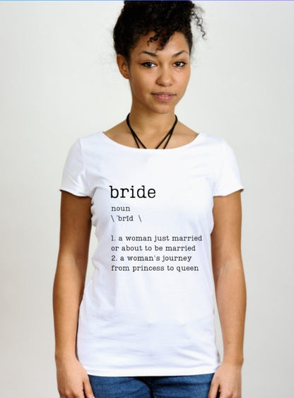 Bride & Groom Definition Tees- Bridal Collection