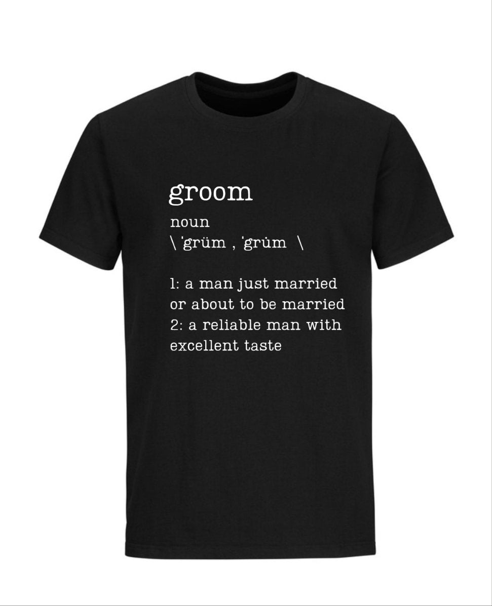 Bride & Groom Definition Tees- Bridal Collection