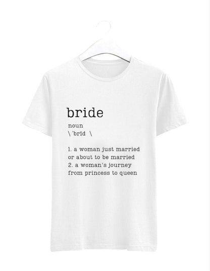 Bride & Groom Definition Tees- Bridal Collection