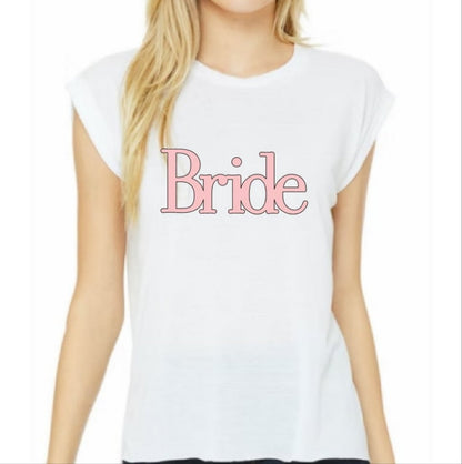 Bride Rolled Cuff Tee - Bridal Collection