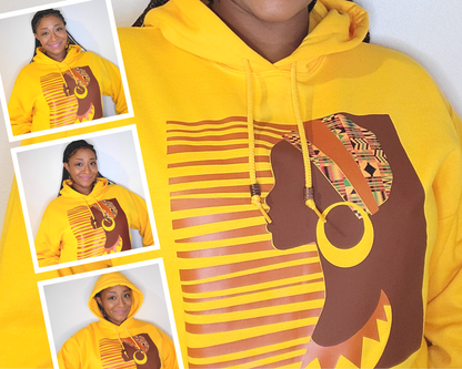 African Sun Pullover Womens Hoodie african shirt Black Girl Magic Positivity shirt womens shirt Positive Affirmations Tee Womens Hoodie