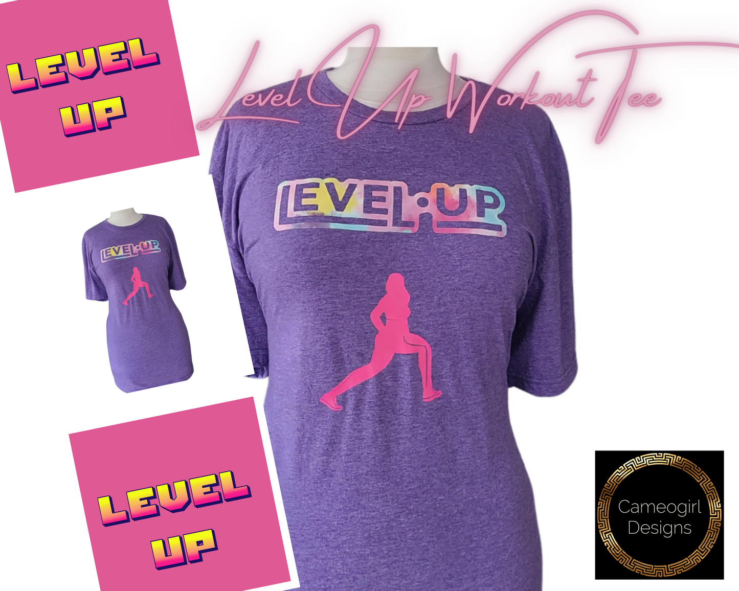 Level Up Workout Tee